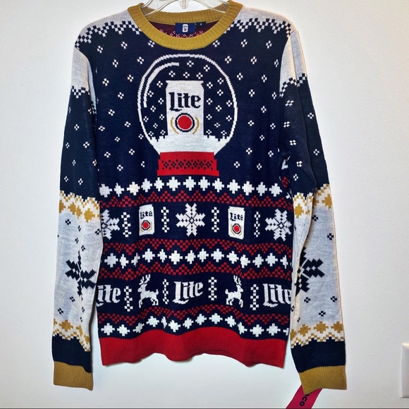 miller light sweater